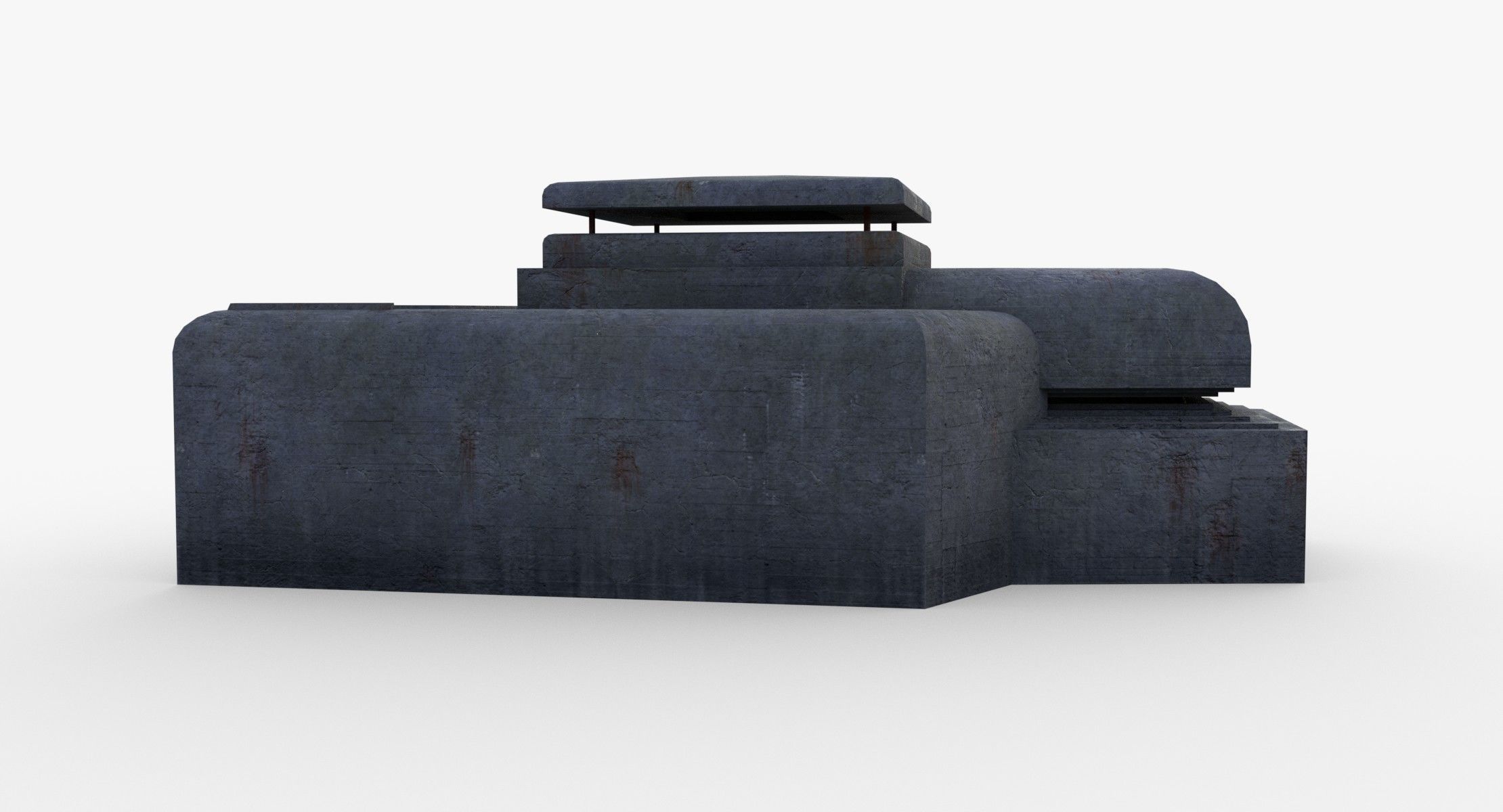 Bunker - M162A Low-poly 3D model_7