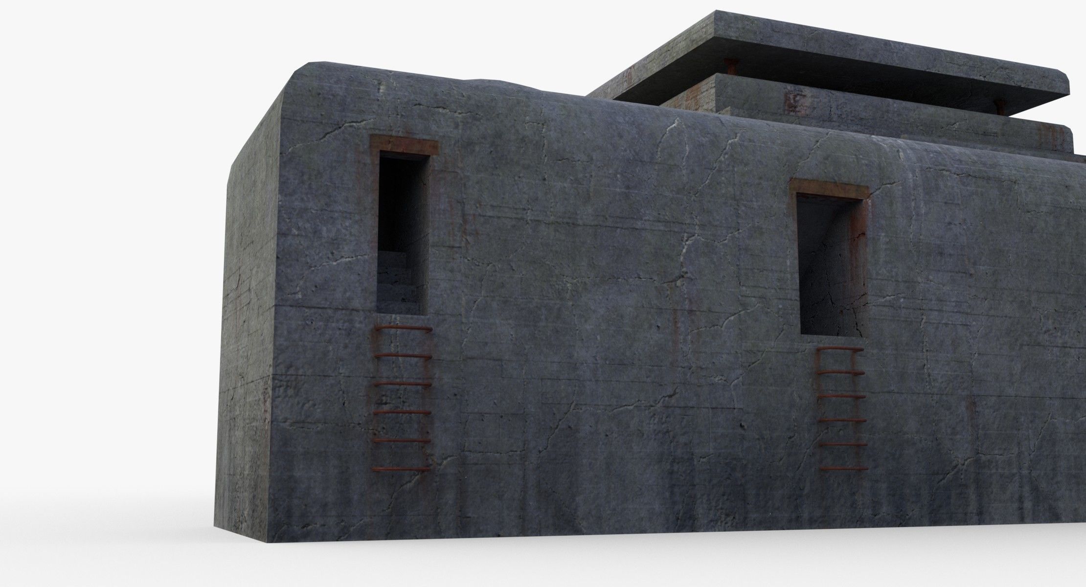 Bunker - M162A Low-poly 3D model_12