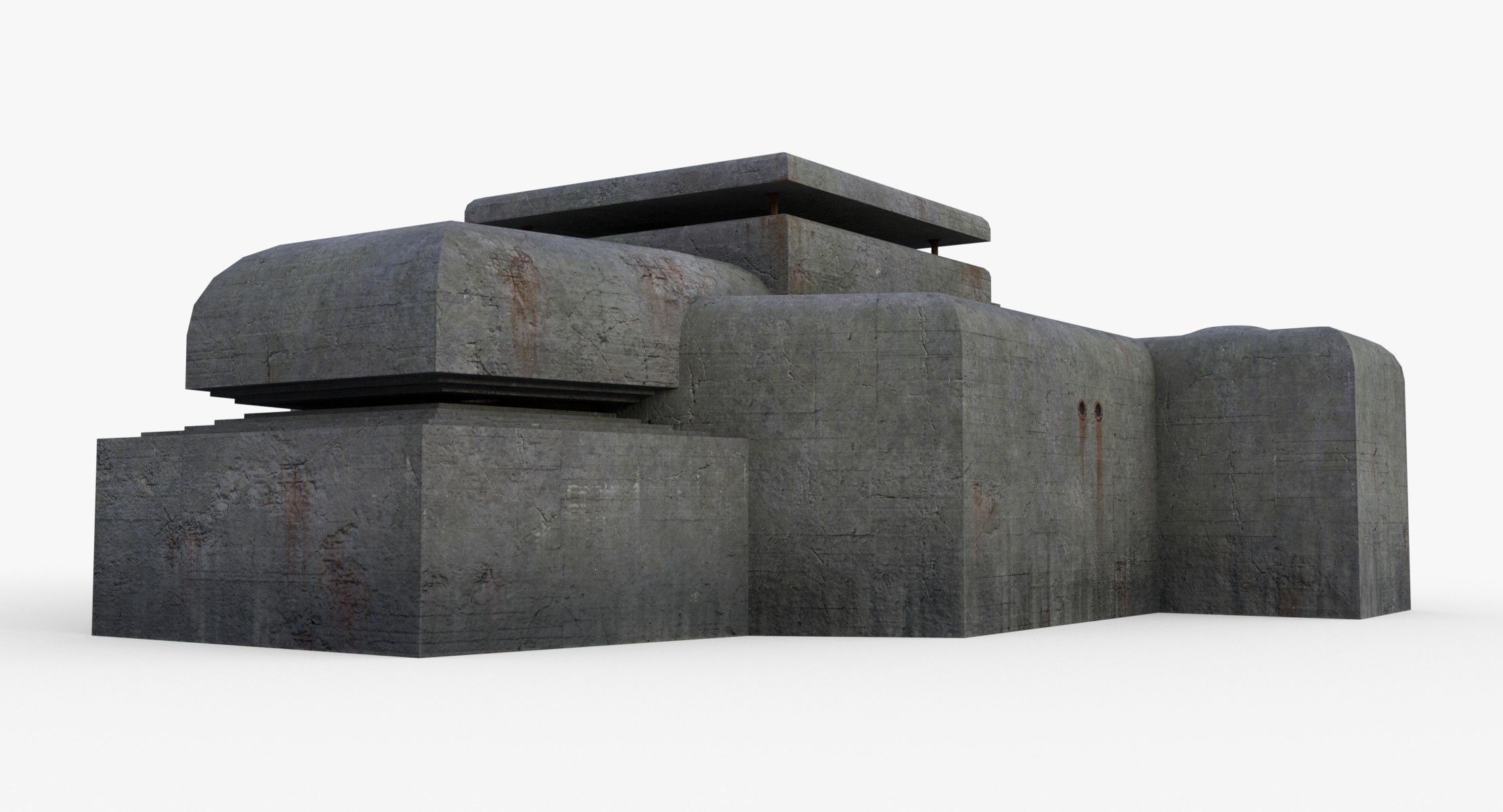 Bunker - M162A Low-poly 3D model_10