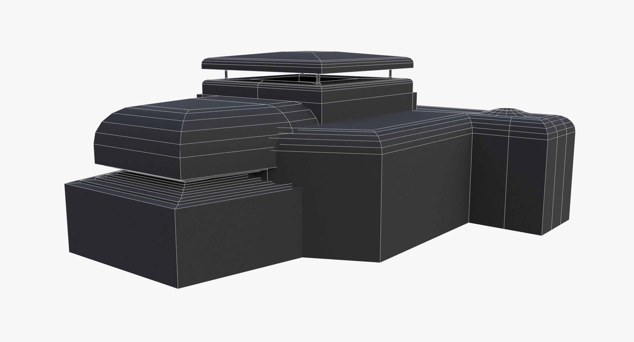 Bunker - M162A Low-poly 3D model_13