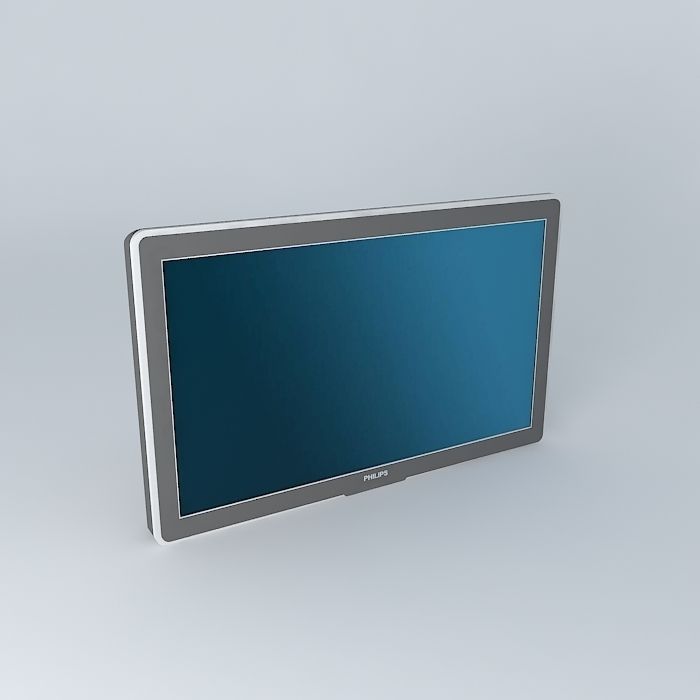 Philips LCD TV 3D model_1