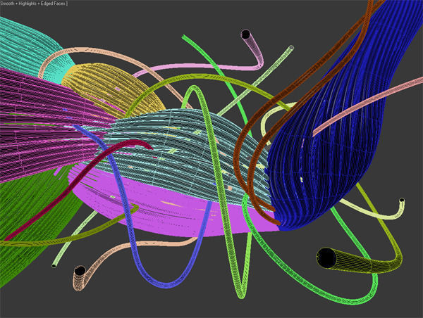 Strands of cable for ARM 3D model_1