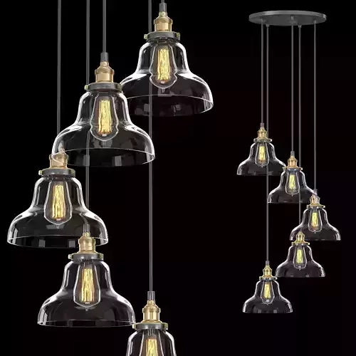 BOULANGERIE ROUND PENDANT 3D model