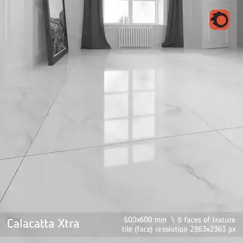Calacatta Xtra Floor Tile 3D model
