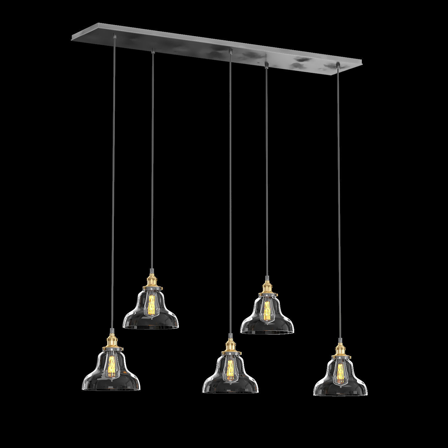 BOULANGERIE RECTANGULAR PENDANT 3D model_3