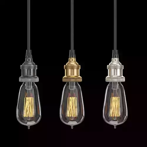FACTORY FILAMENT BARE BULB PENDANT