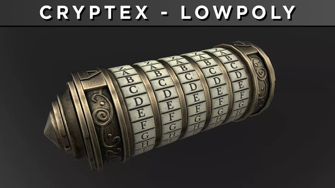 CRYPTEX LowPoly Low-poly 3D model_0