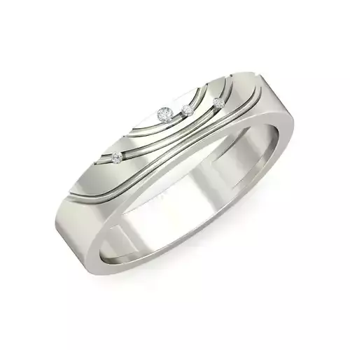 Women band ring 3dm stl render detail 3D print model 3D print model