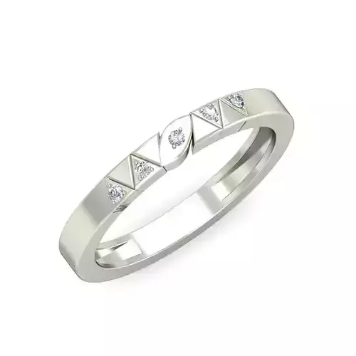 Women band ring 3dm stl render detail 3D print model 3D print model