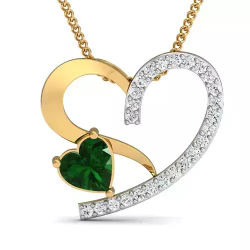 Love Emerald Fashion Pendant