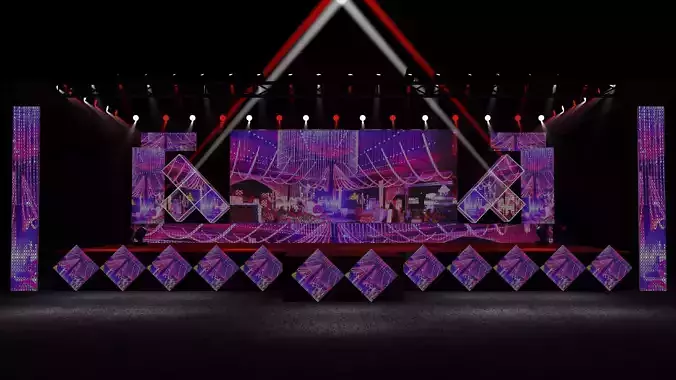 stage design 3D print model