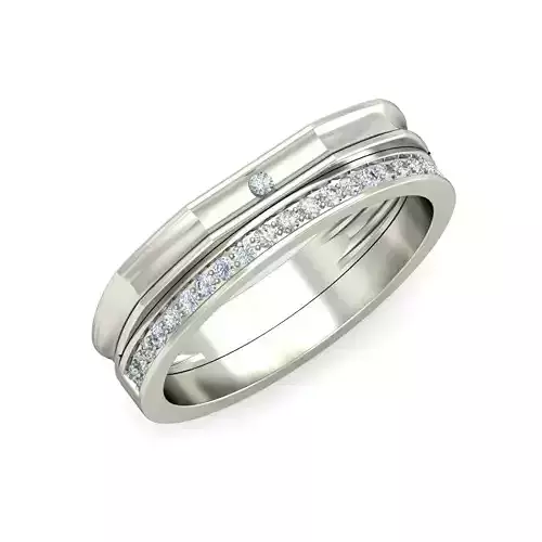 Women band ring 3dm stl render detail 3D print model 3D print model