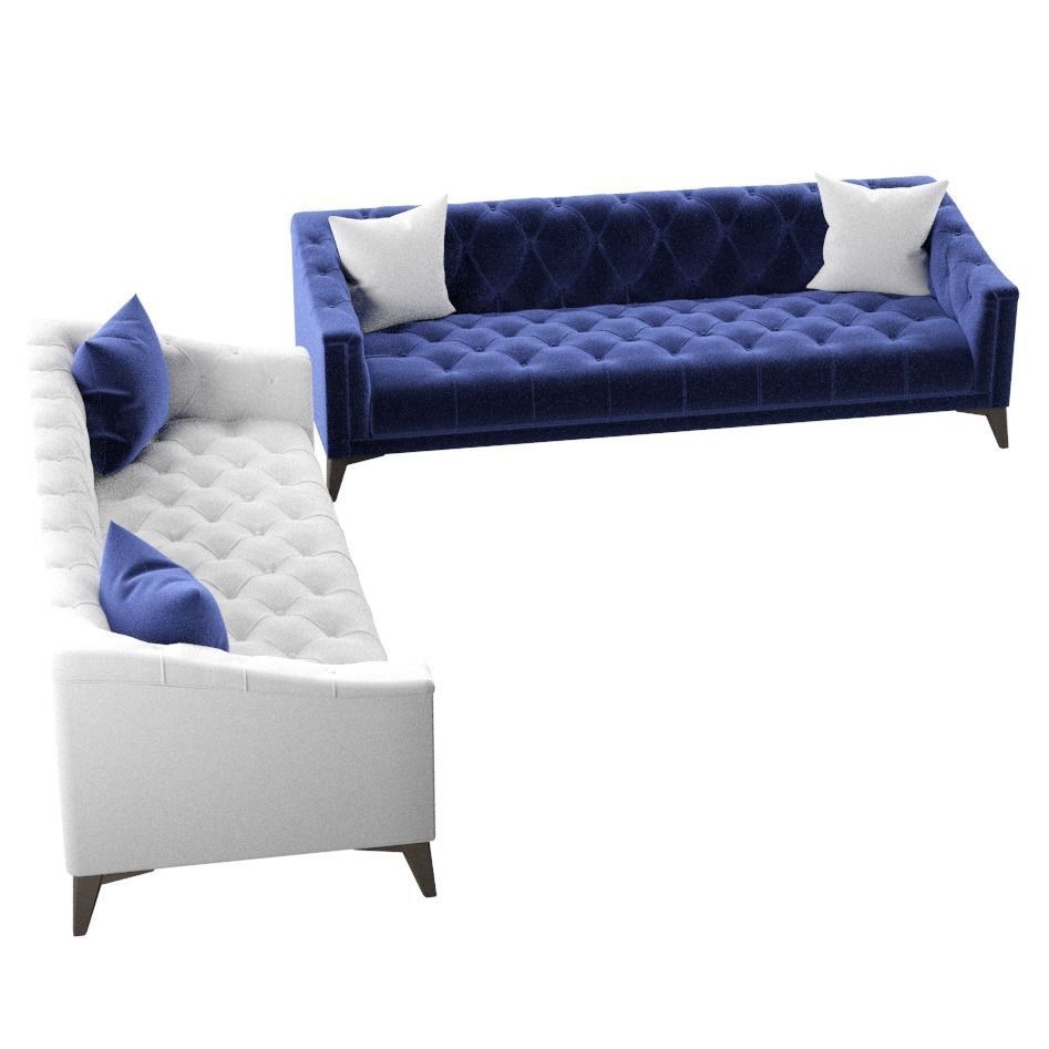 VELVET SOFA 3D model_6