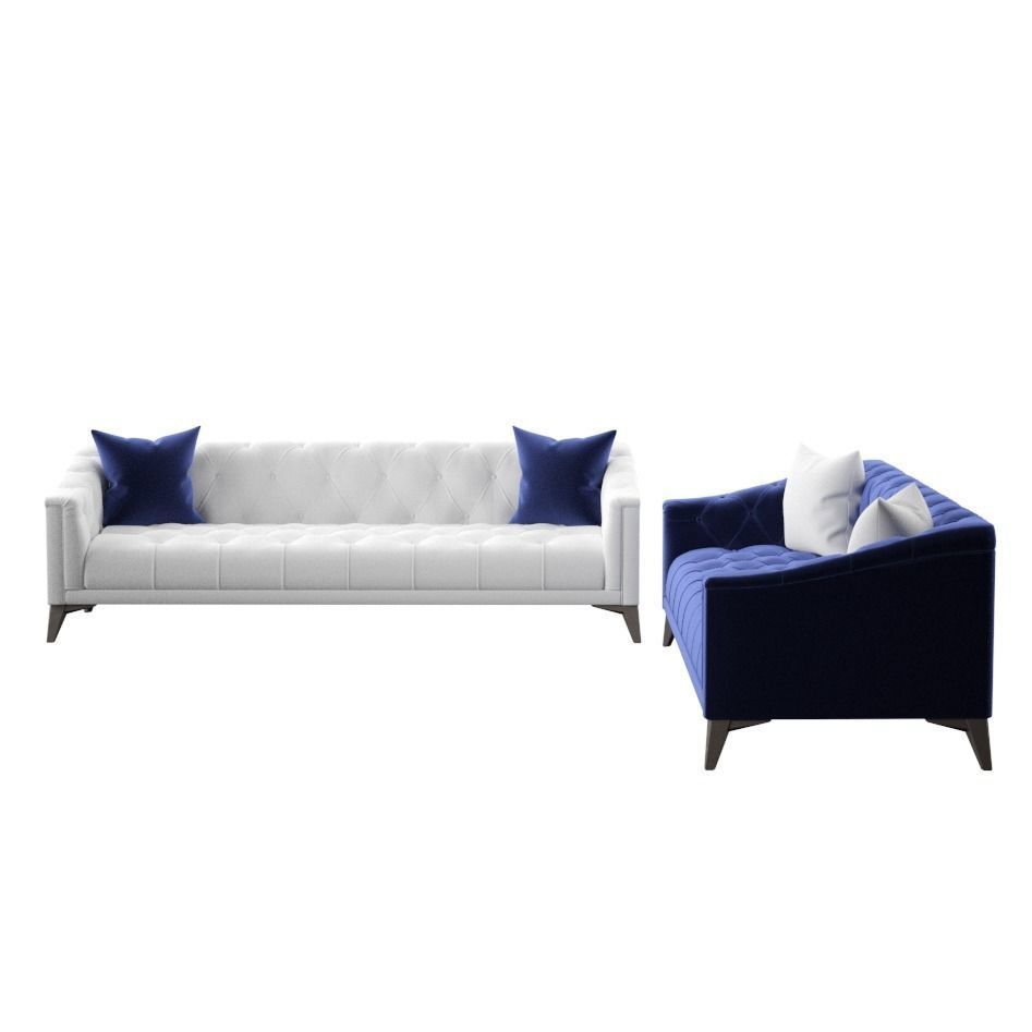 VELVET SOFA 3D model_2
