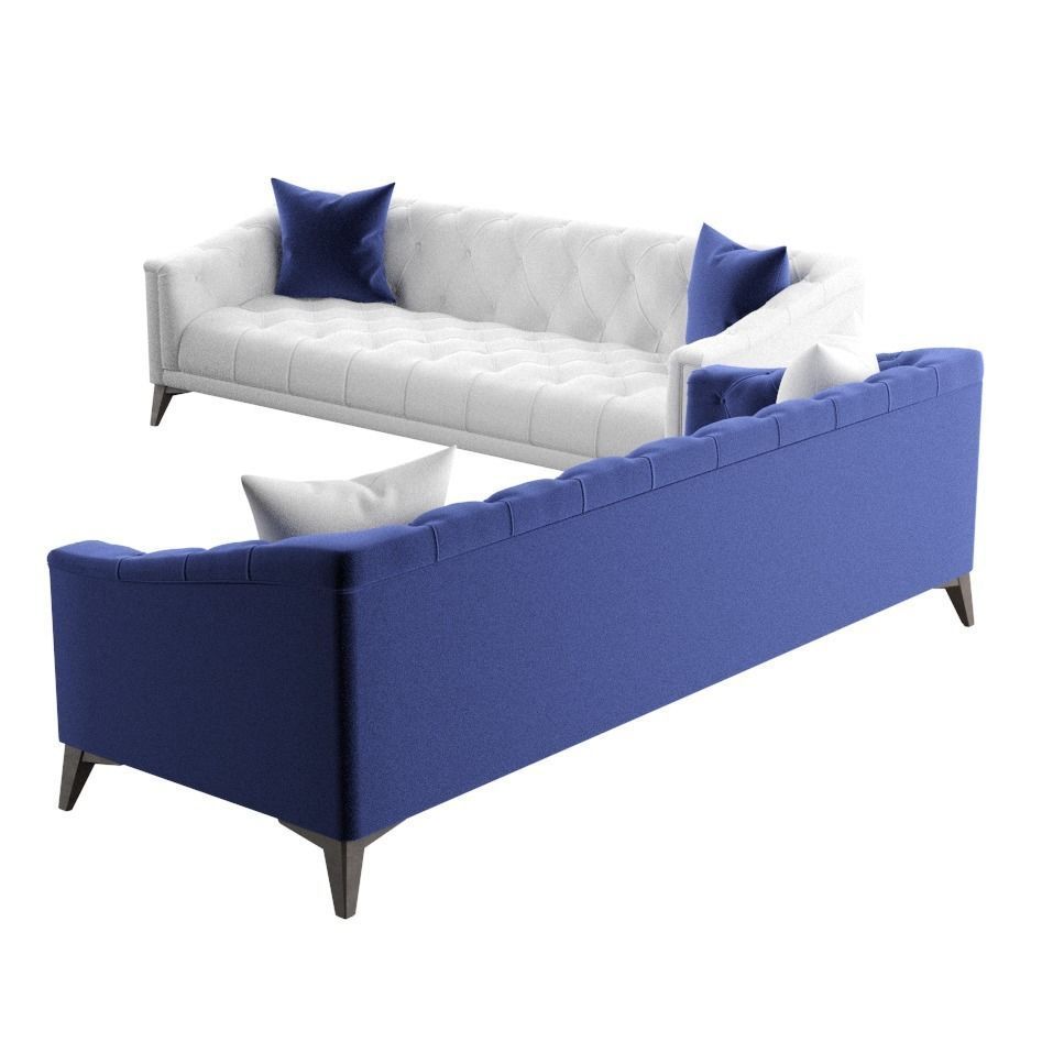 VELVET SOFA 3D model_3
