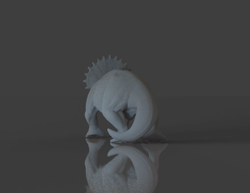 Dinosaur Triceratops 3D print model_3