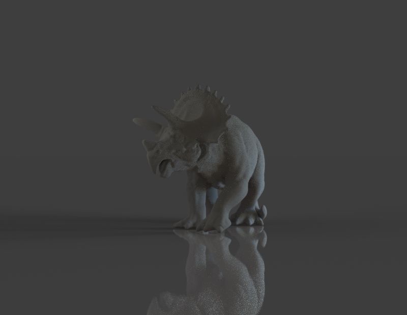 Dinosaur Triceratops 3D print model_8