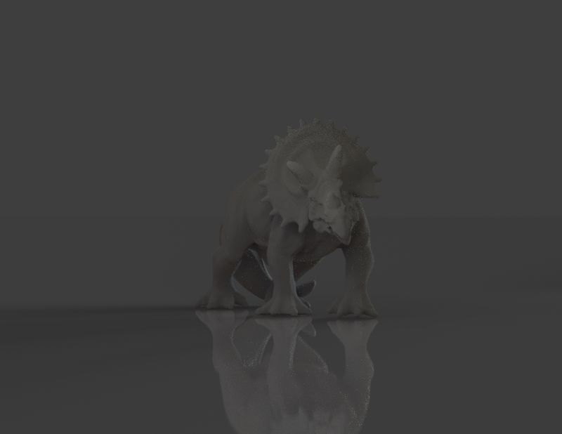 Dinosaur Triceratops 3D print model_7