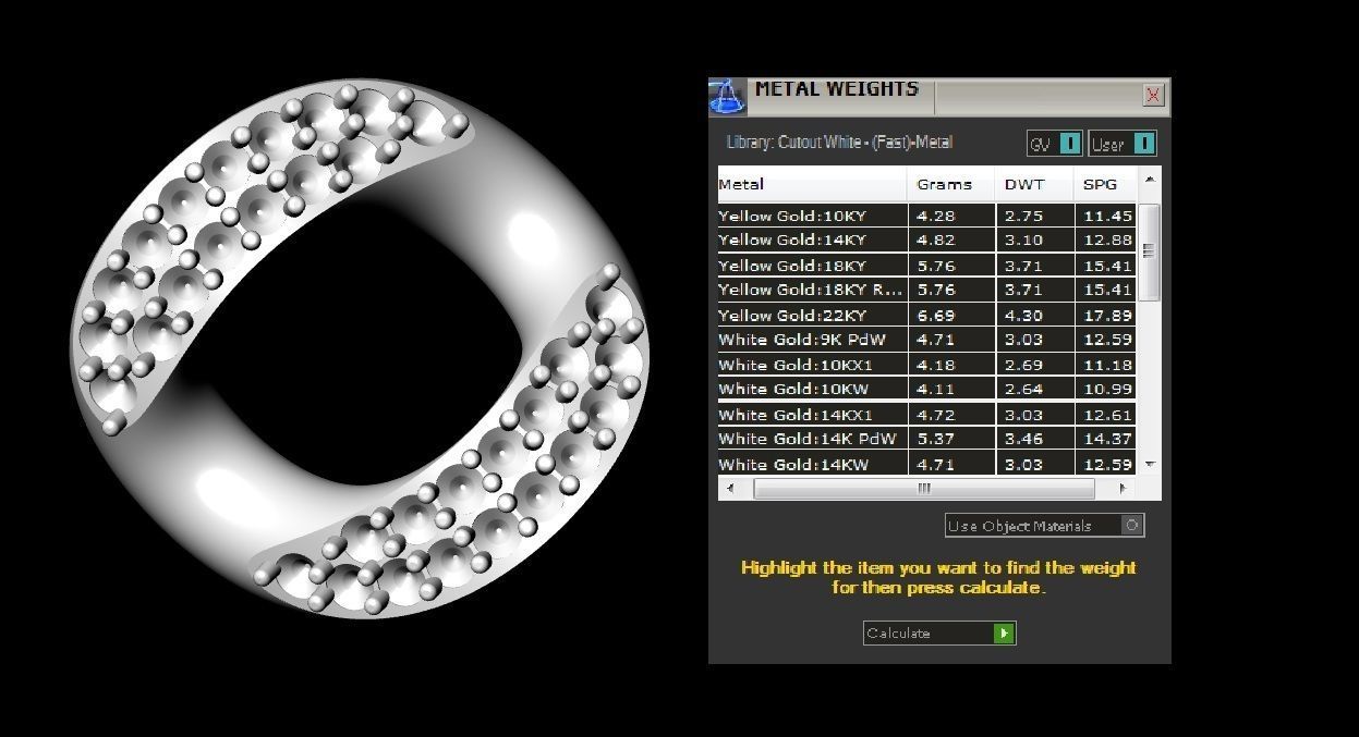 Chain Bracelets 01 With Diamond Stone 3D print model_8