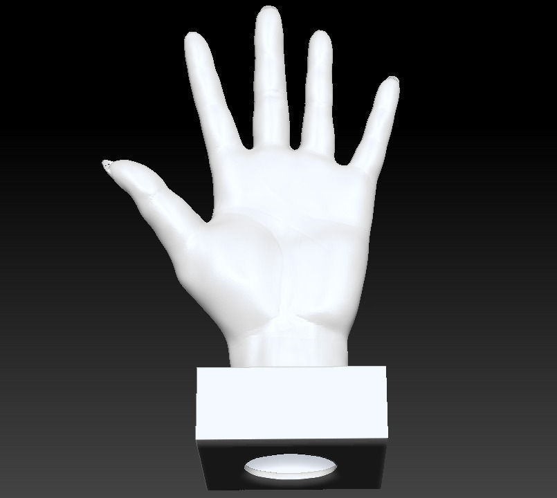 Woman hand 3D print model_2