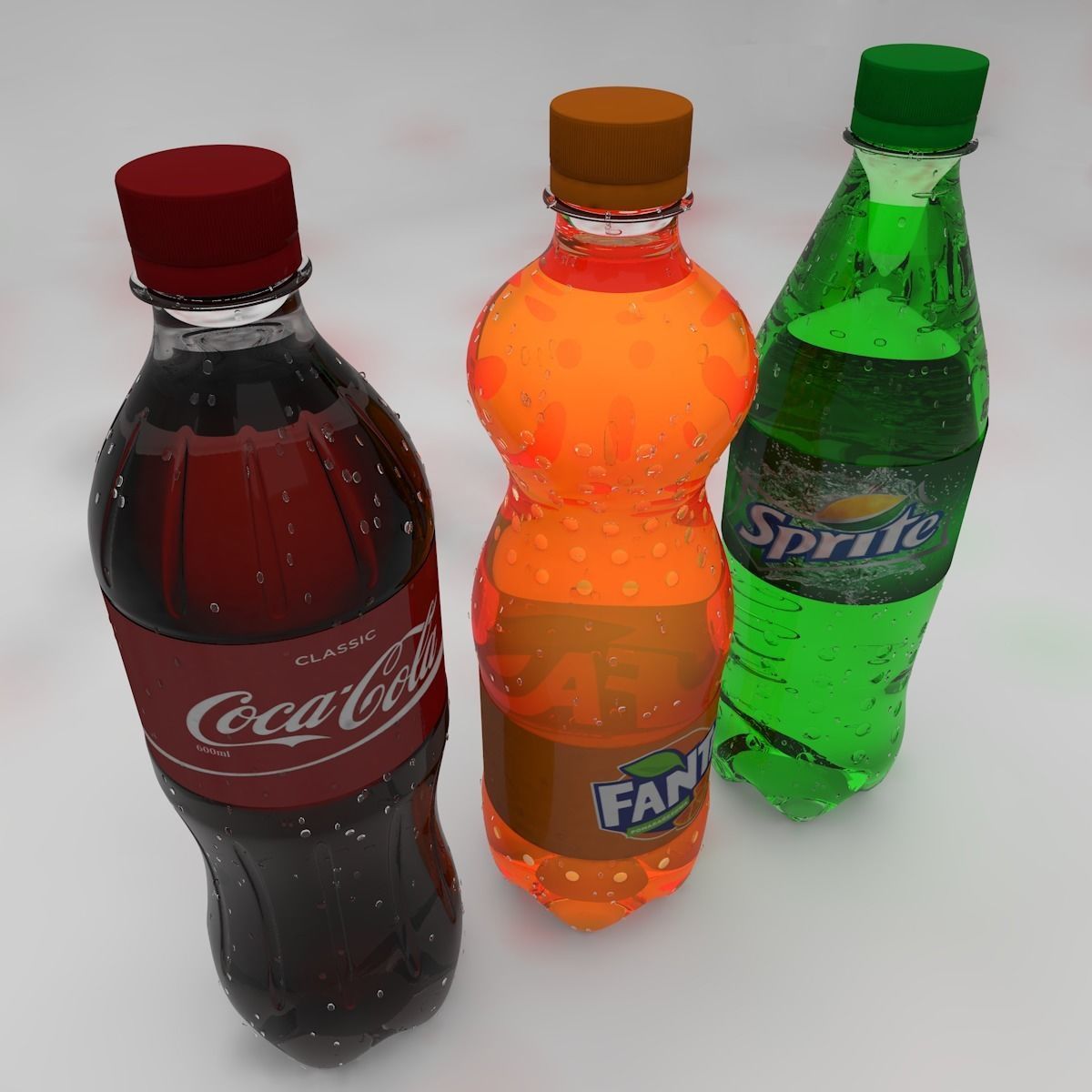 Soda Bottles 3D model_2