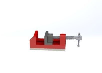 Press Model vise 3D print model_2