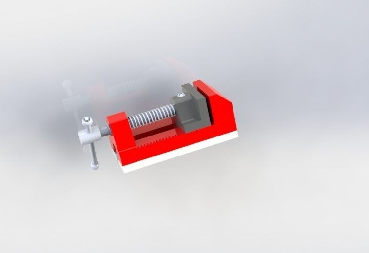 Press Model vise 3D print model_1