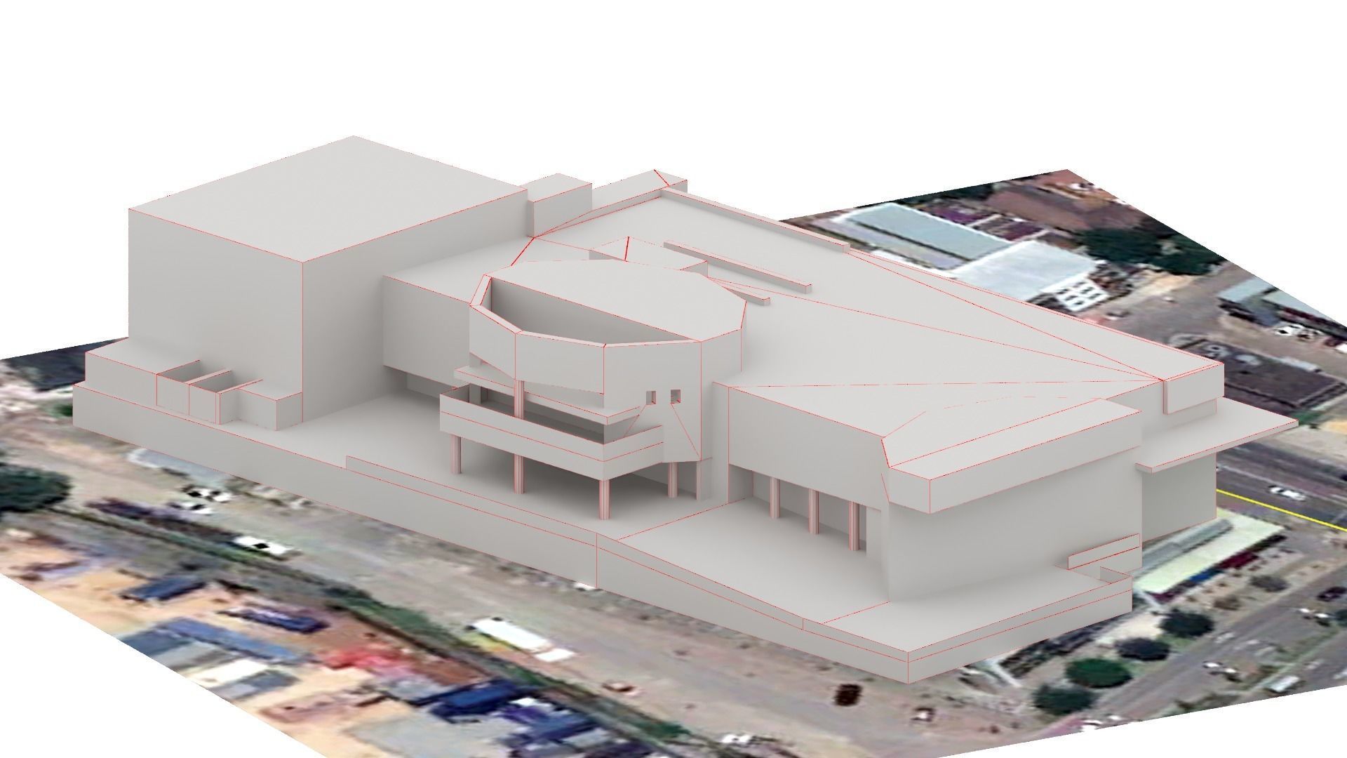 showroom car real world object Low-poly 3D model_6