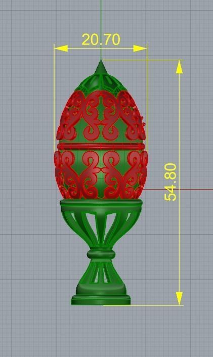 FABERJE N1 3D print model_10