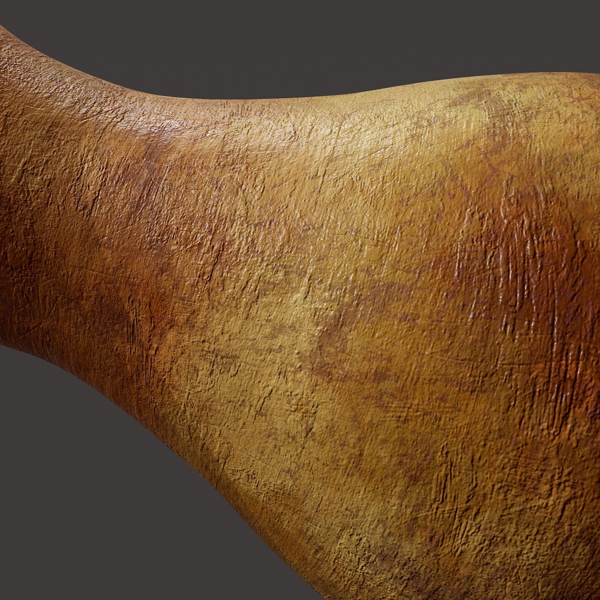 Ancient Terracotta Vase Low-poly 3D model_16