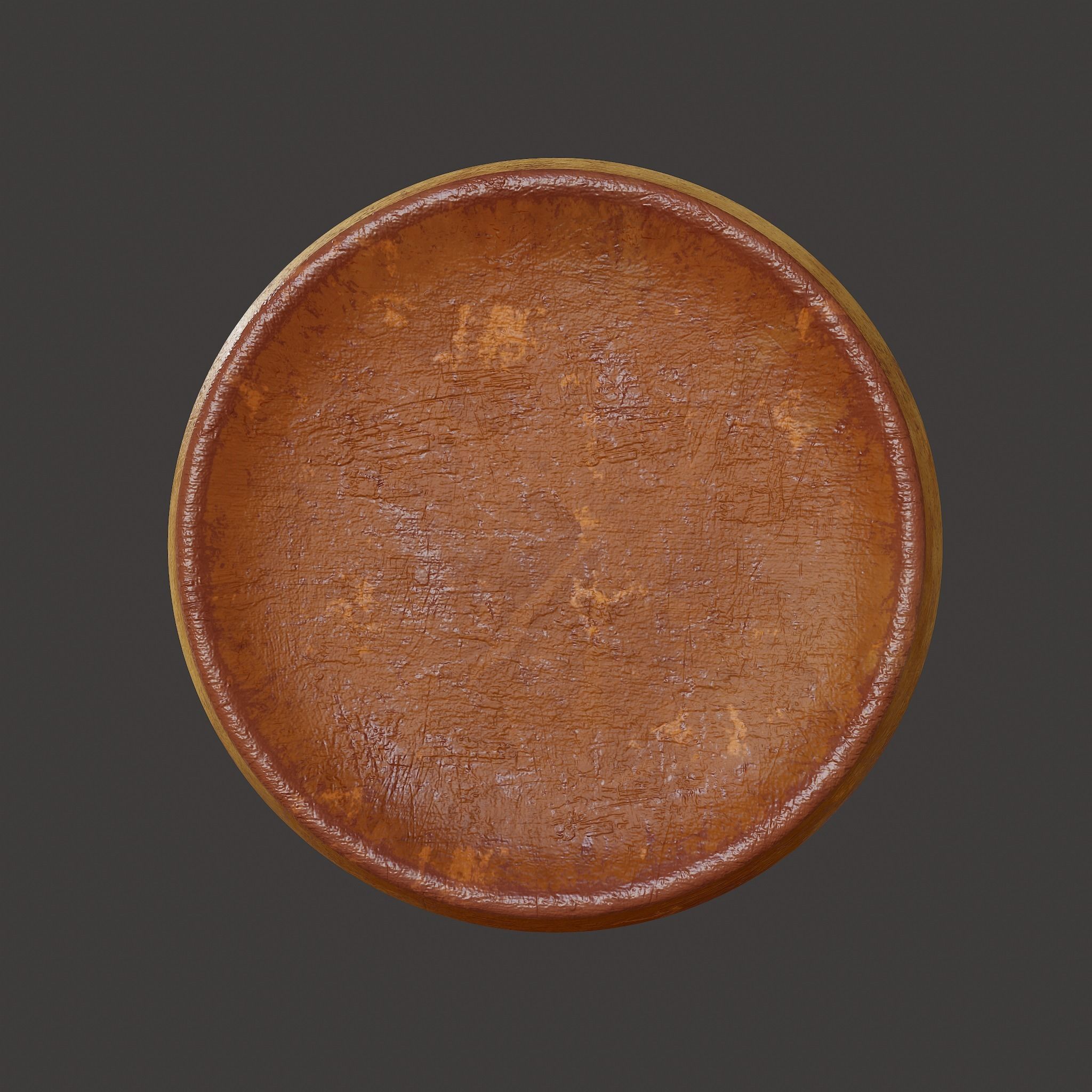 Ancient Terracotta Vase Low-poly 3D model_14