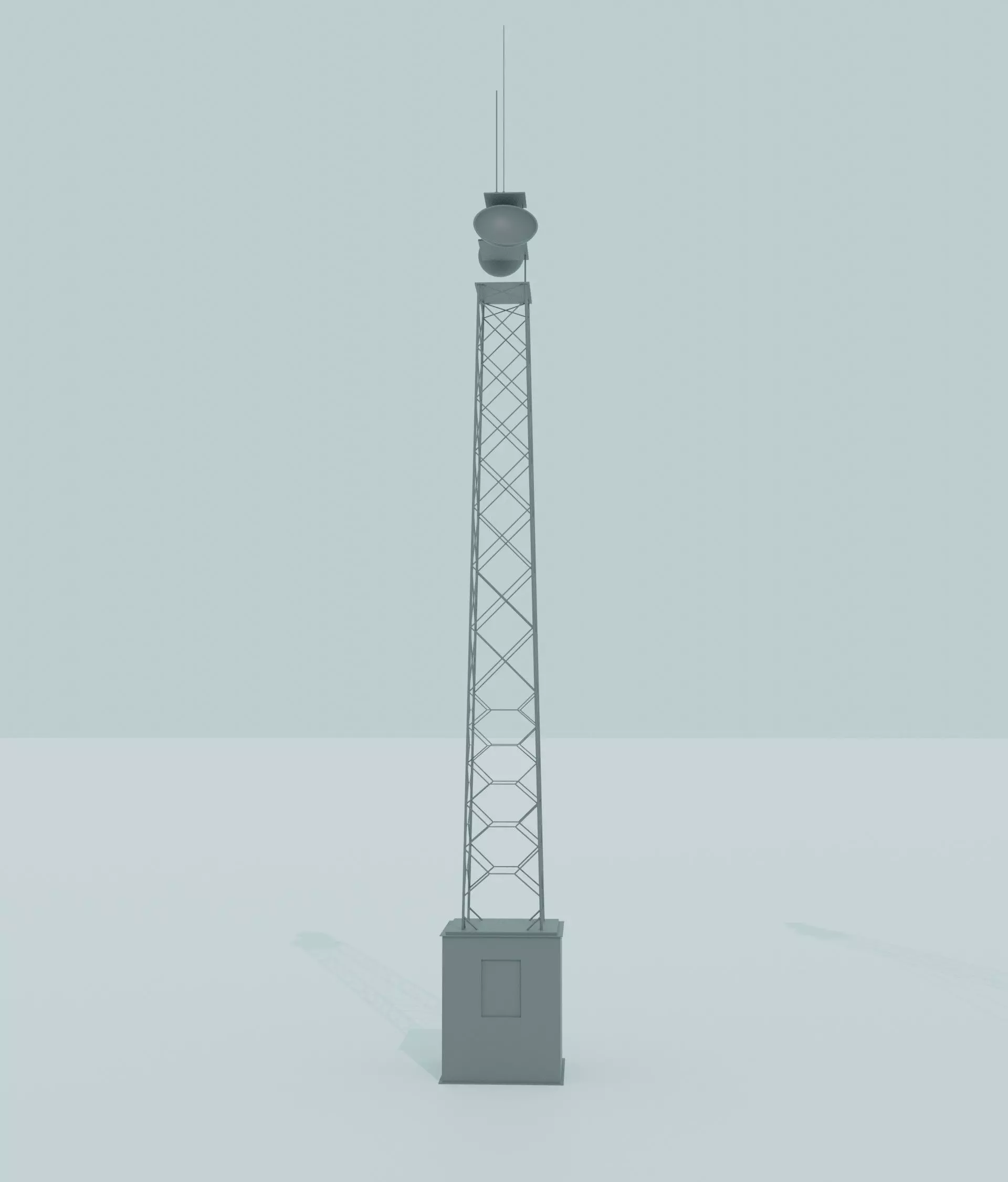 Different Radio Towers 3 Pack Free 3D model_0