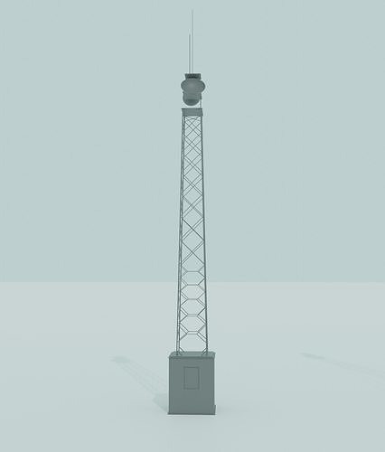 Different Radio Towers 3 Pack Free 3D model
