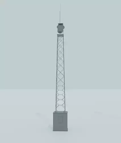 Different Radio Towers 3 Pack Free 3D model