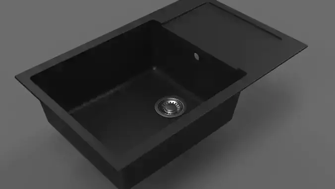 modern kitchen sink 3D model