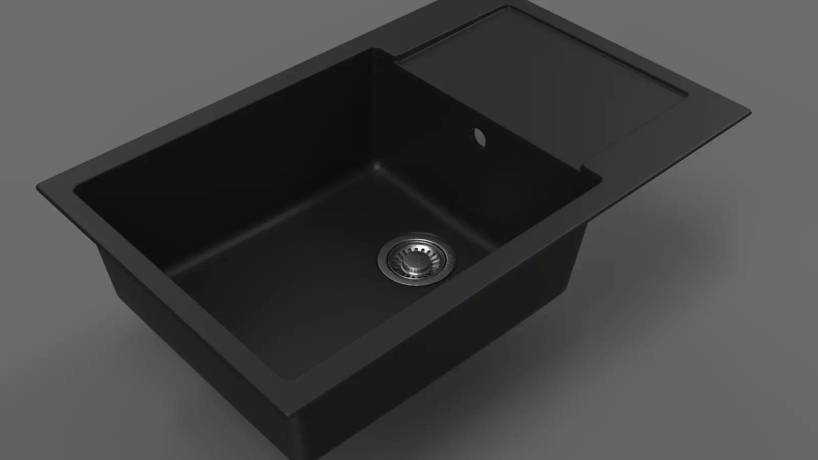 modern kitchen sink 3D model_0