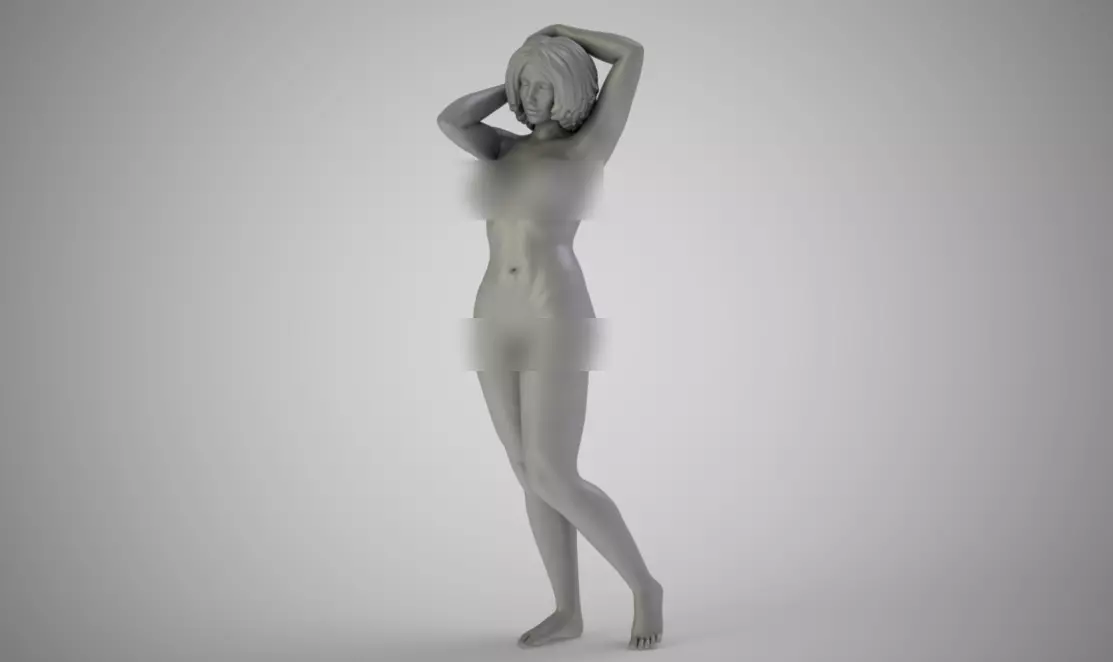 Happy Mature 3D print model_0