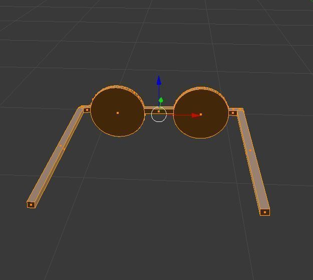 Glasses free  Free low-poly 3D model_2