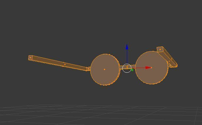 Glasses free  Free low-poly 3D model_3