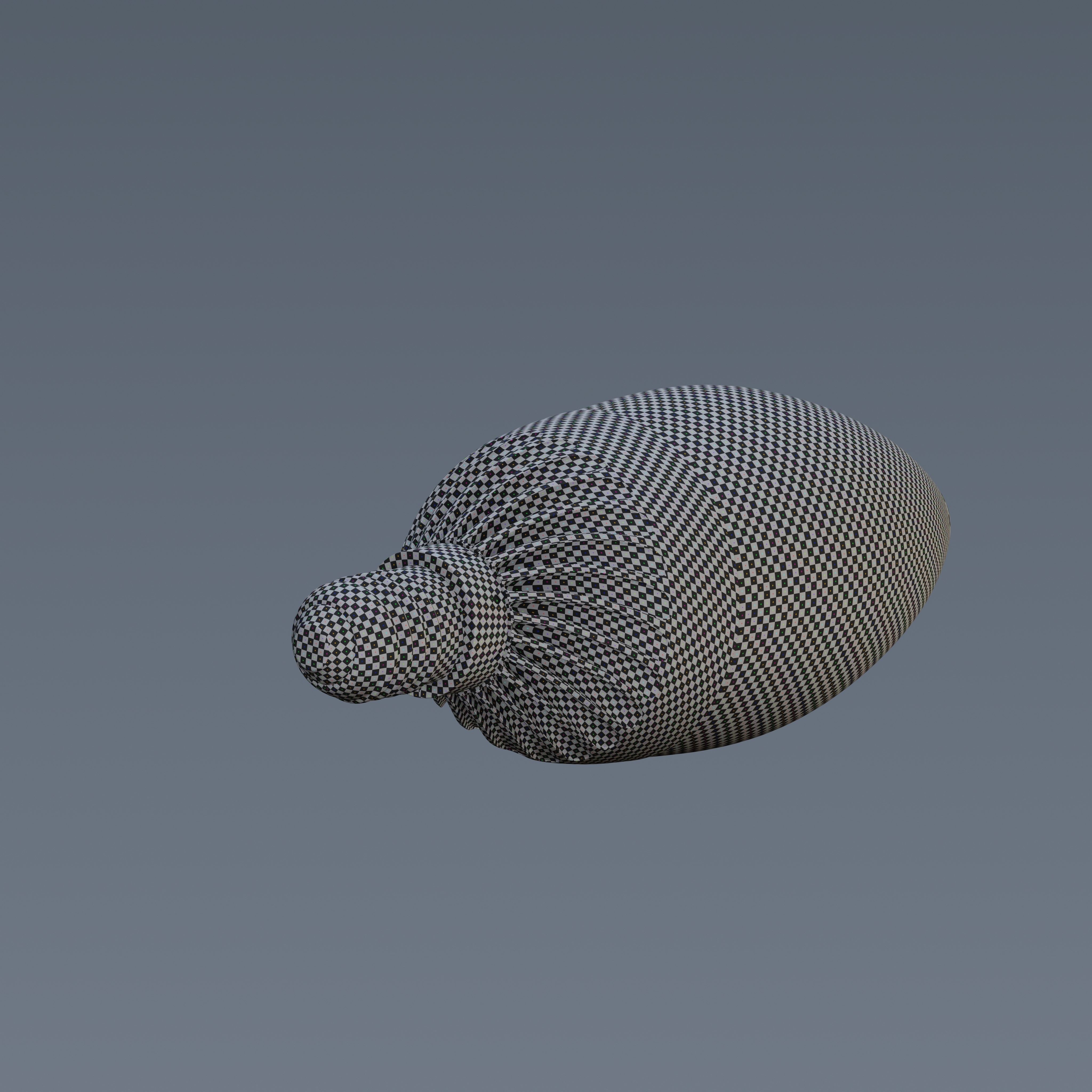 LED Twisted Candles Plain Bulb Low-poly 3D model_9