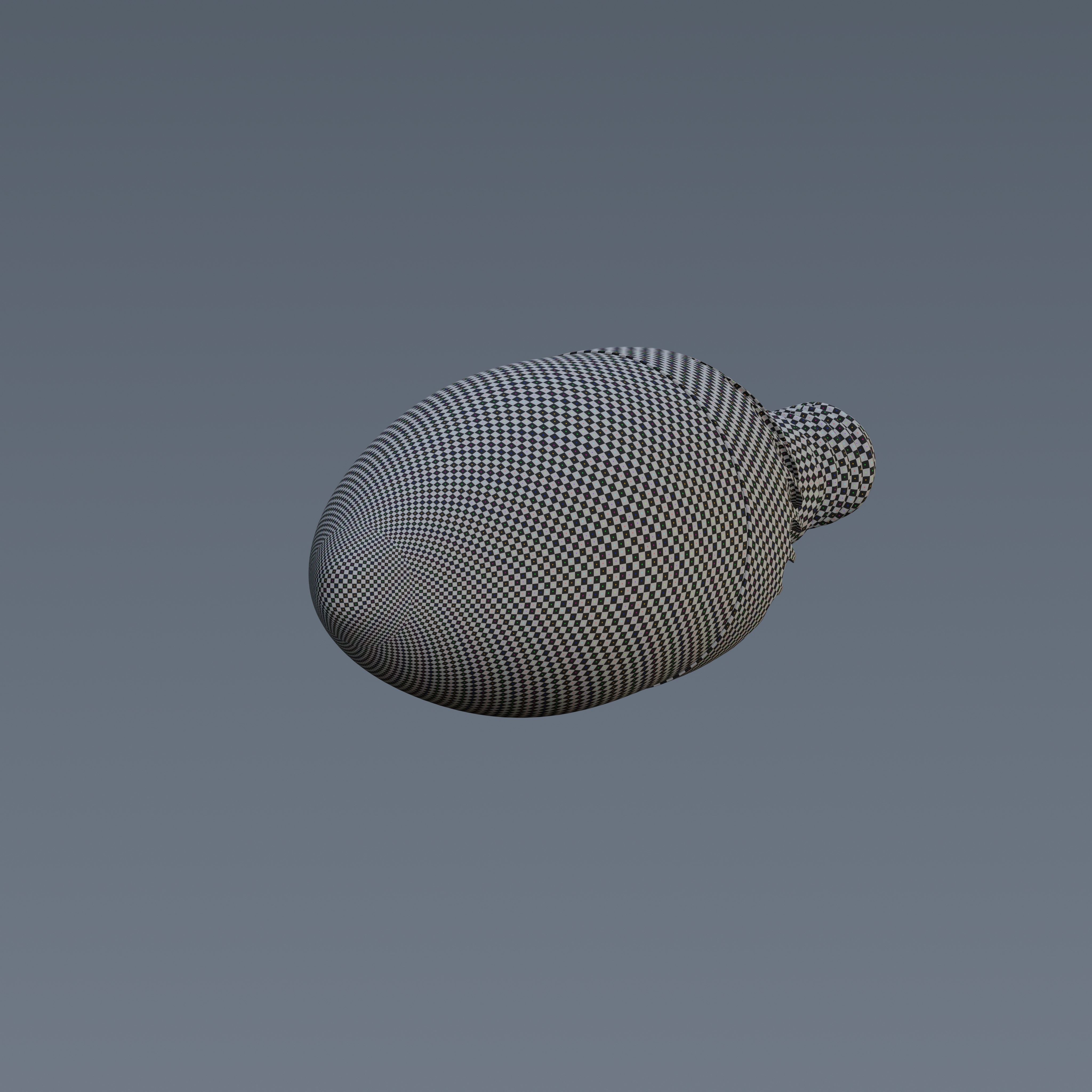 LED Twisted Candles Plain Bulb Low-poly 3D model_8