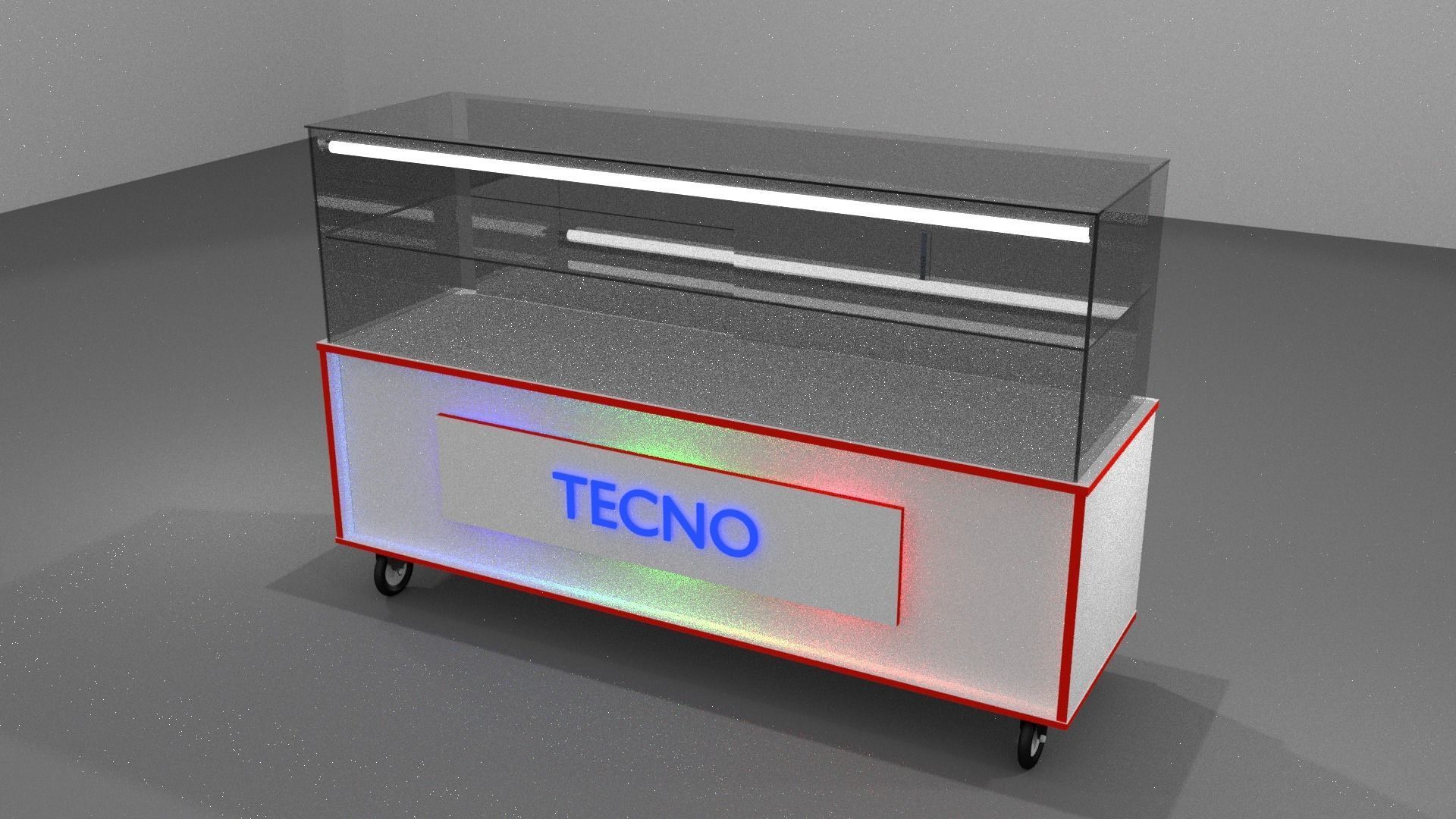 Shop or store display showcase Free low-poly 3D model_6