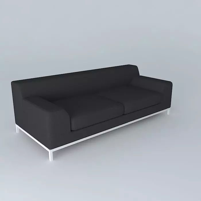 Kramfors Three seat sofa 3D model_0