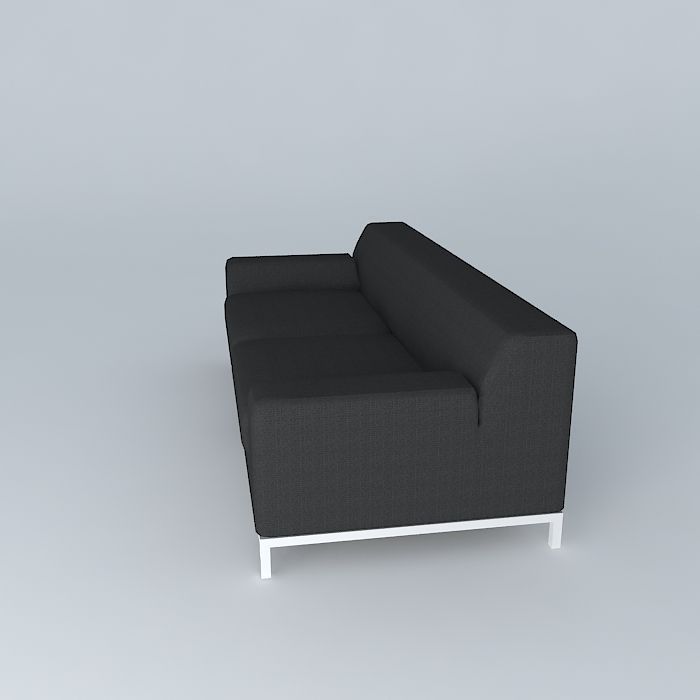 Kramfors Three seat sofa 3D model_2