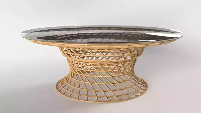 Table with glass top