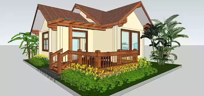 Small Villa 3D model
