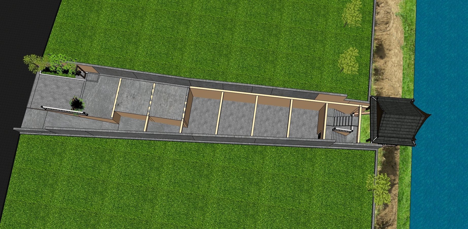 Classic House 3D model_4