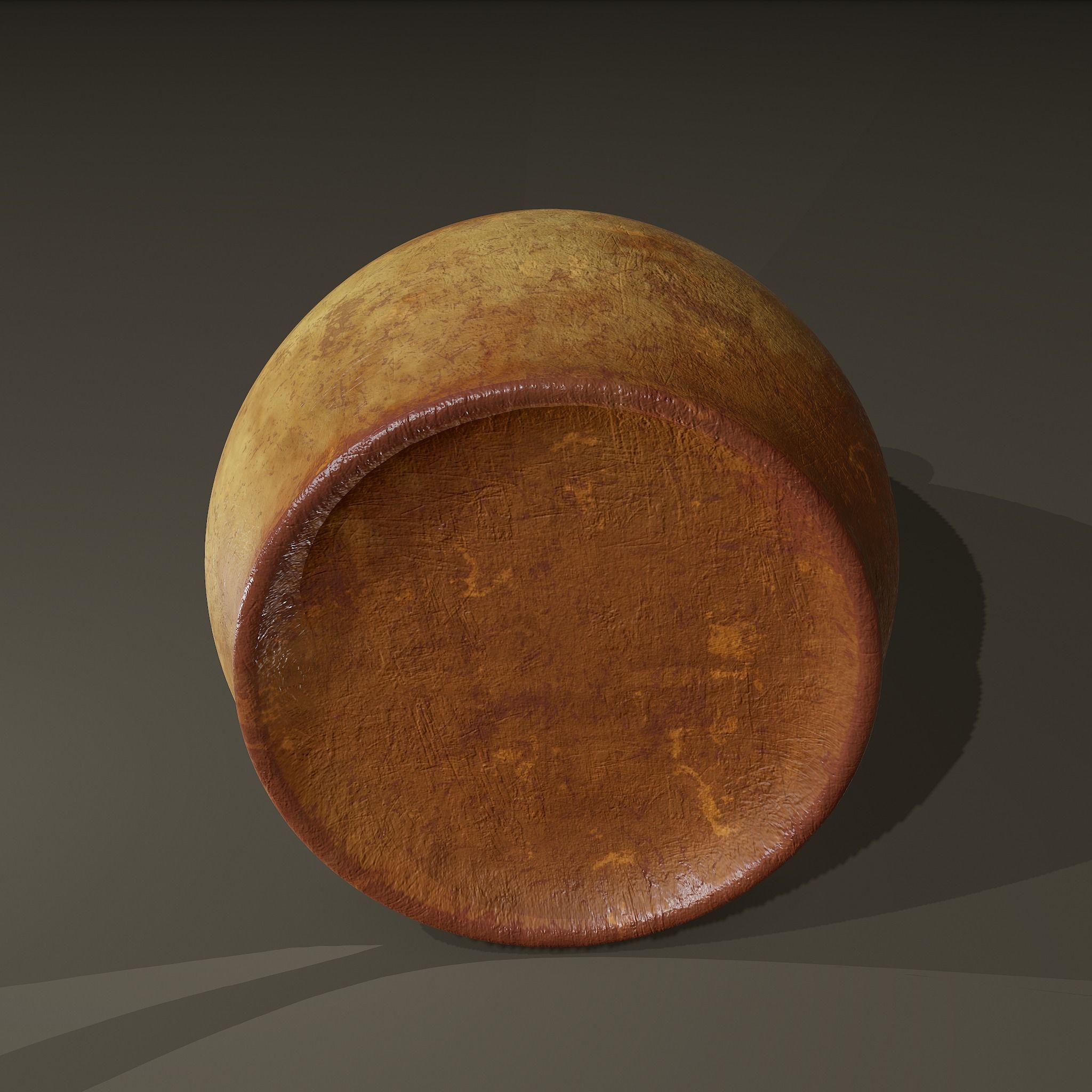 Ancient Terracotta Spouted Vase Low-poly 3D model_20