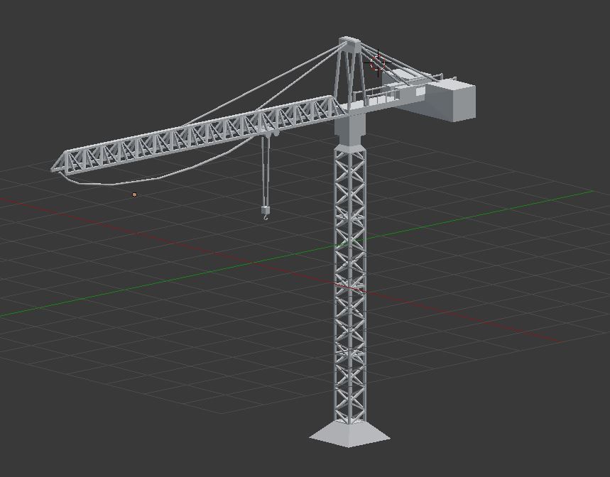 Low Poly Crane