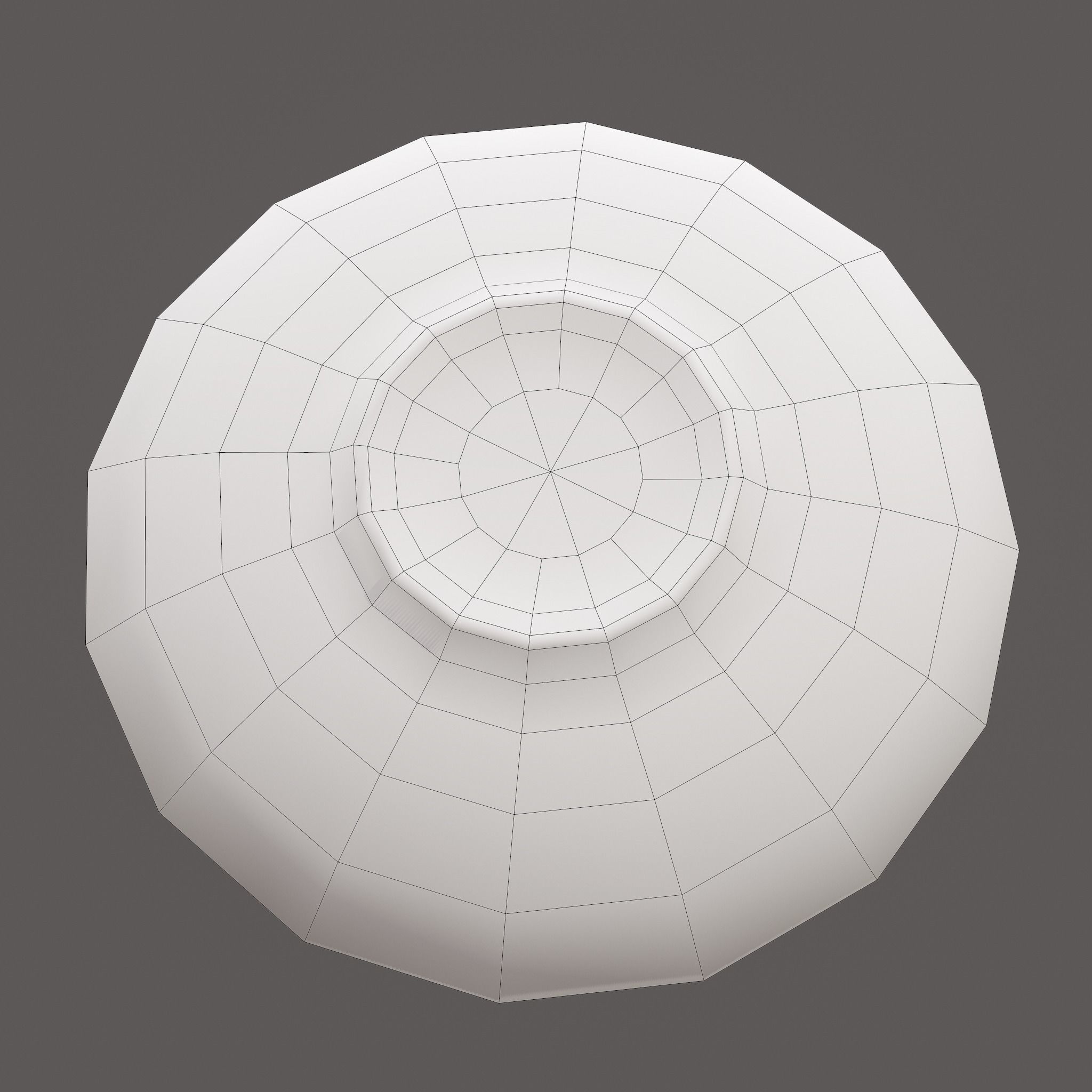 Terracotta Plate Free low-poly 3D model_26